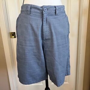 O’Neill 21" Plaid Lightweight Flat Front Chino Shorts Size 32